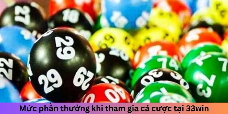 Hạn mức phần thưởng khi tham gia cá cược tại 33win